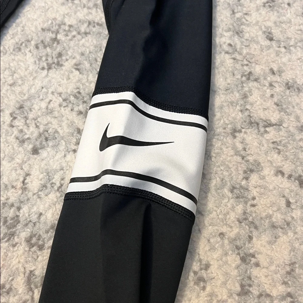 Nike Black and White Leggings
